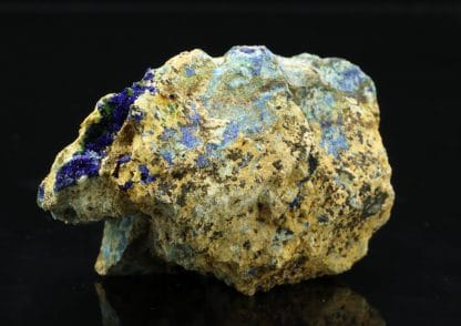 Azurite, malachite, Mine de Bou-Skour, Zagora, Maroc.