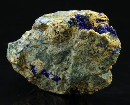 Azurite, malachite, Mine de Bou-Skour, Zagora, Maroc.