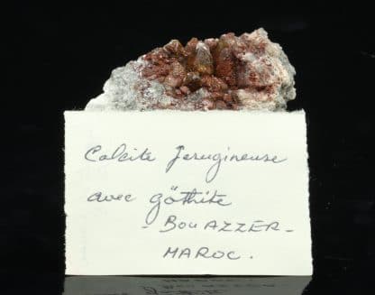 Calcite à inclusions, Bou Azzer, Ouarzazate, Maroc.