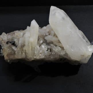 Quartz et Chalcopyrite, Mine de la Gardette, Oisans, Isère.