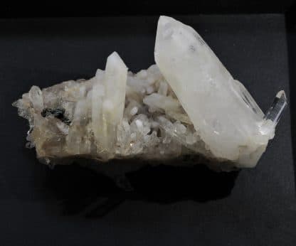 Quartz et Chalcopyrite, Mine de la Gardette, Oisans, Isère.