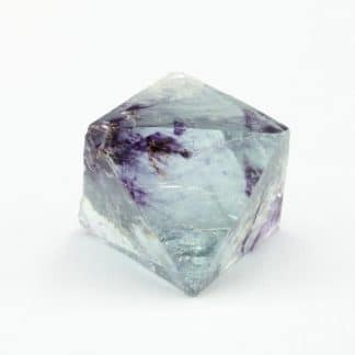 Fluorine bleue et violet, carrière de Boltry, Seilles, Belgique.