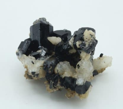 Ilvaite et quartz, Boron Quarry, Dalnegorsk, Russie.