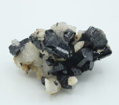 Ilvaite et quartz, Boron Quarry, Dalnegorsk, Russie.