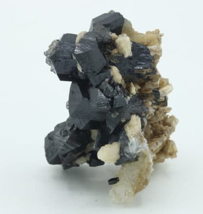 Ilvaite et quartz, Boron Quarry, Dalnegorsk, Russie.
