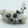 Ilvaïte et quartz, Campiglia Marittima, Grossetto, Italie.