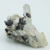 Ilvaïte et quartz, Campiglia Marittima, Grossetto, Italie.