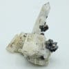 Ilvaïte et quartz, Campiglia Marittima, Grossetto, Italie.