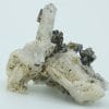 Ilvaïte et quartz, Campiglia Marittima, Grossetto, Italie.