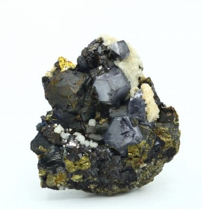 Scheelite, galène et chalcopyrite, Dalnegorsk, Russie.