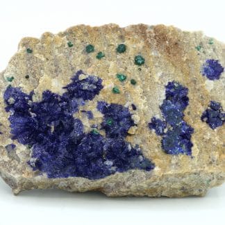 Azurite et malachite, mine de la Garonne au Pradet dans le Var.