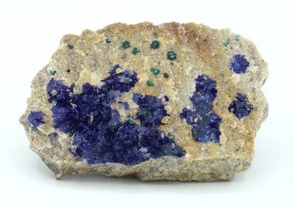 Azurite et malachite, mine de la Garonne au Pradet dans le Var.