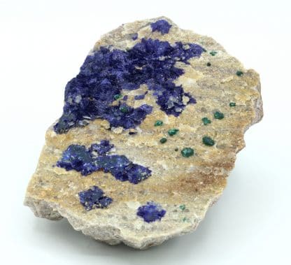 Azurite et malachite, mine de la Garonne au Pradet dans le Var.