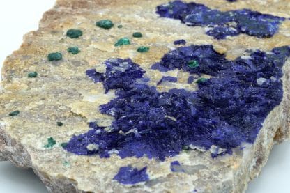 Azurite et malachite, mine de la Garonne au Pradet dans le Var.