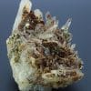 Quartz, sidérite et pyrite, mine de Saint-Pierre-de-Mésage, Isère.
