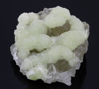 Sidérite verte et quartz de Laguépie, Tarn-et-Garonne.