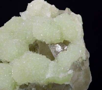 Sidérite verte et quartz de Laguépie, Tarn-et-Garonne.