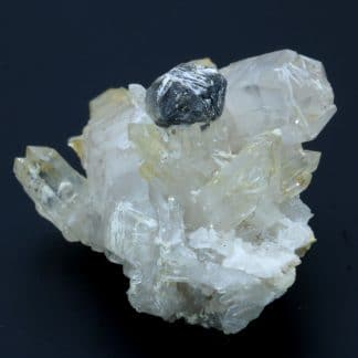 Galène, Barytine et Quartz fumé, Lac Blanc, L’Alpe d’Huez, Oisans, Isère.