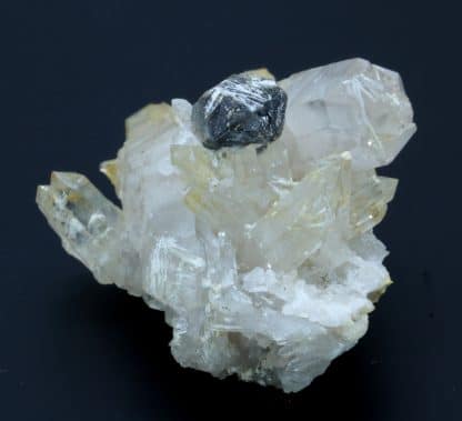 Galène, Barytine et Quartz fumé, Lac Blanc, L’Alpe d’Huez, Oisans, Isère.