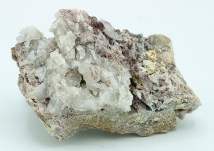 Axinite, Albite et Préhnite, Pêne Arrouye, Campan, Hautes-Pyrénées.