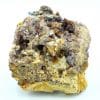 Axinite, Albite et Préhnite, Pêne Arrouye, Campan, Hautes-Pyrénées.
