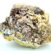 Axinite, Albite et Préhnite, Pêne Arrouye, Campan, Hautes-Pyrénées.