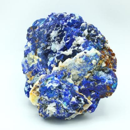 Azurite, fluorine, malachite, mine de Montroc (Mont-Roc), Tarn.