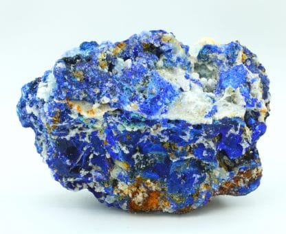 Azurite, fluorine, malachite, mine de Montroc (Mont-Roc), Tarn.