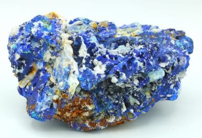 Azurite, fluorine, malachite, mine de Montroc (Mont-Roc), Tarn.
