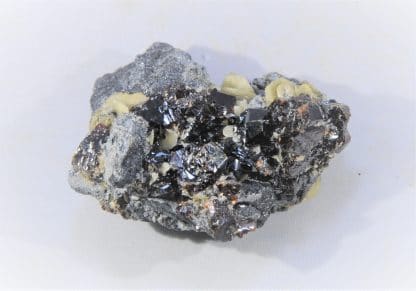 Sphalérite (Blende), Galène, et Sidérite, La Mure, Isère.