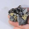 Sphalérite (Blende), Galène, et Sidérite, La Mure, Isère.