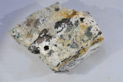 Chalcopyrite et Quartz, Mine de la Gardette, Oisans, Isère.