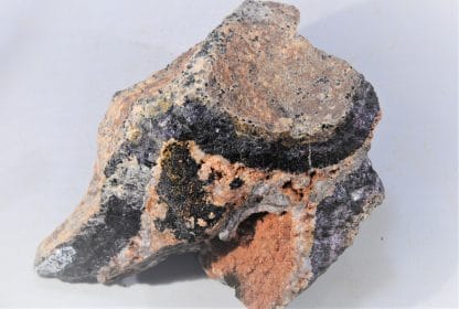 Fluorine hématoïde et Fluorine violette, Bauzot, Grury, Saône-et-Loire.