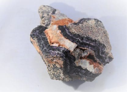 Fluorine hématoïde et Fluorine violette, Bauzot, Grury, Saône-et-Loire.