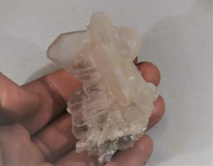 Quartz à âme rose, Le Chatelard, Vallorcine, Haute-Savoie.