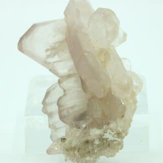 Quartz à âme rose, Le Chatelard, Vallorcine, Haute-Savoie.