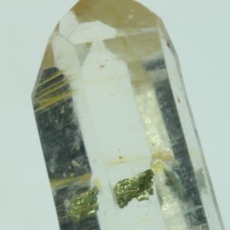 Chalcopyrite dans du Quartz, Mine à Giraud, La Gardette, Oisans, Isère.