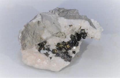 Sphalérite (Blende) et Chalcopyrite, Var, France.