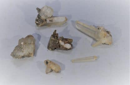 Lot de 6 Quartz, Les Halles, Vaulnaveys, Isère.