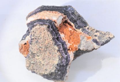 Fluorine hématoïde et Fluorine violette, Bauzot, Grury, Saône-et-Loire.