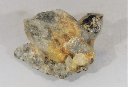 Quartz fantôme et Rutile, Trou de la Fée, Les Deux-Alpes, Isère.