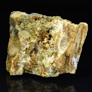 Arsénopyrite et scorodite, Tournebise, Pontgibaud, Puy-de-Dôme.