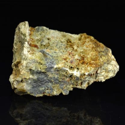 Arsénopyrite et scorodite, Tournebise, Pontgibaud, Puy-de-Dôme.