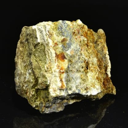 Arsénopyrite et scorodite, Tournebise, Pontgibaud, Puy-de-Dôme.