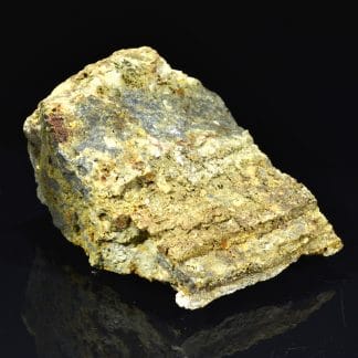 Arsénopyrite et scorodite, Tournebise, Pontgibaud, Puy-de-Dôme.