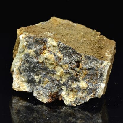 Arsénopyrite, scorodite, Tournebise, Pontgibaud, Puy-de-Dôme.