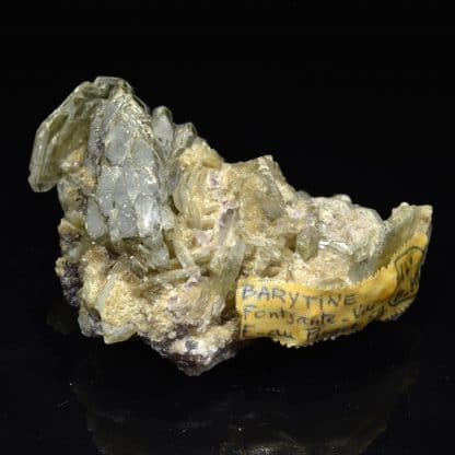 Barytine, fluorine et galène, Fontsante, Var.