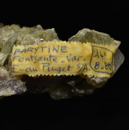 Barytine, fluorine et galène, Fontsante, Var.