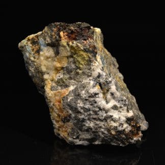 Beudandite sur Tennantite, Azurite, Mas Dieu, Gard.