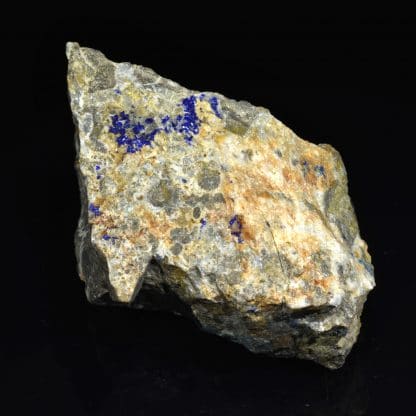 Beudandite sur Tennantite, Azurite, Mas Dieu, Gard.